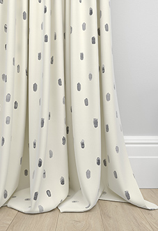 Ink Spots, Grey - Made to Measure Curtains